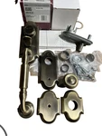 Baldwin 85365-050-2FD Full Dummy Door Handle Knob Kit Satin Brass/black Nos New. Price: $159.99.