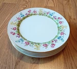 Kent China Wild Flowers, Salad Plates 7.5IN, SET/5, Vtg, Occupied Japan Used. Price: $20.00.