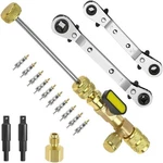 Valve Core Remover Installer Tool & Hvac Service Wrench Set With Hex Bit... New. Price: $38.76.
