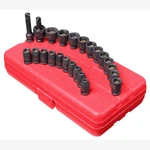 Sunex 1818 1/4" Dr. 23 Pc. Sae & Metric Master Magnetic Impact Socket Set New. Price: $126.41.