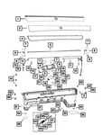 Genuine Mopar Storage Bin Bumper 68206058AA New. Price: $48.03.