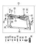 Genuine Mopar Spring Nut 6508586AA New. Price: $14.32.