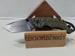 Kershaw Shuffle 2 Olive Green Folding Pocket Knife Blackwash Tanto Edc 8750TOLBW New. Price: $25.00.