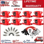 High Performance UF413 Ignition Coil+spark Plug+wire Chevy Gmc 5.3L 6.2L V8 New. Price: $155.99.
