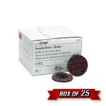 Scotch-brite 07481 Surface Conditioning Roloc Disc, Tr, 2.000" X Medium 25PK New. Price: $38.95.
