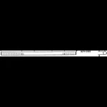 Trane SHF01308 17" X 3/4" Shaft, Steel, Replacement Part New. Price: $46.89.