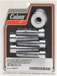 Colony 2054-10 Rotor Sprocket Belt Mounting Hardware Kit Flhrci Road King New. Price: $29.39.