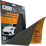 3M Wetordry Sandpaper, 32022, 9 X 11 In, 1200 Grit, 5 Sheets Pack New. Price: $9.40.