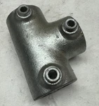 Kee Safety 25-6 Klamp 90 Degree Three Socket Tee 1-1/4" Nos New. Price: $13.12.