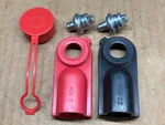 Pair Oem Gm Chevy Side Post Battery Terminal Protectors Covers & Neg W Bolts Used. Price: $17.49.