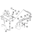 Genuine Mopar Hose-water 5124728AA New. Price: $31.69.