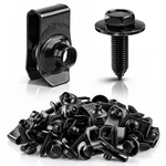 Goamotors 50PCS 1/4 Body Fasteners 25 Bolts & Unut Clips For Fender, Engi... New. Price: $24.05.