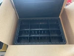 Lewis Esd Bin, Box DC2025 W/lid, Dividers Uline S-24187 Used. Price: $34.99.