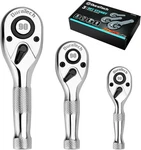 Duratech 3PCS Stubby Ratchet Wrench Set, 90-TOOTH 1/4" 3/8" New. Price: $45.82.