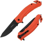 Kershaw Barricade Folding Knife 3.5 8CR13MOV Steel Blade Orange Grn Handle New. Price: $37.79.