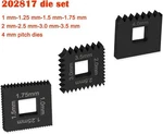 3PCS Otc 202817 Metric Dies Set For 7402 Universal Outside Thread Chaser New. Price: $19.65.