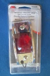 Peterson V122XR Red 4.88" Incandescent Chrome Clearance Side Marker Light 12V New. Price: $14.00.