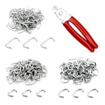 Inknote Of 3 Sizes Galvanized Hog Rings Assortment Kit And RED-270PCS New. Price: $19.99.