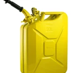 Wavian 3011 Usa Leak-proof Steel Jerry Gas Can Spout 20 Liter W/ Nozzle Yellow New. Price: $119.99.