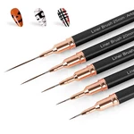 5PCS Metallic Nail Art Liner Brushes Set Fine Detail, Thin And Diy Design New. Price: $15.54.