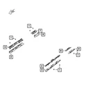 Genuine Mopar Wiring Trough 68313577AD New. Price: $13.02.