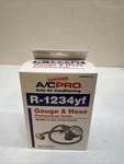 Ac Pro CERTYF102 Refrigerant Gauge And Hose New. Price: $23.99.