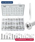 Mr. Pen- Nuts And Bolts Assortment Kit, 810 Pcs, Stainless Steel M3 M4 M5 M6 Phi New. Price: $17.48.