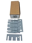 Box Of 10, HS-060 Don-jo 16 Gauge Steel Hinge Shim, Prime Coated, 4-1/2"X1-5/8" New. Price: $38.98.