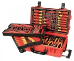 Wiha Insulated 80-PIECE Tool Set Rolling Case (32800) New. Price: $1959.98.