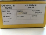 Cal- Royal AG-30 US26D, Dull Chrome, Passage Lever, Asa Strike Included New. Price: $60.00.