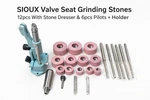 Sioux Valve Seat Grinding Stones 12PS With Dresser & 6PCS Pilots + Holder New. Price: $139.99.
