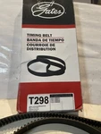 Engine Timing Belt Gates T298 New. Price: $10.00.