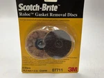 3M 07711 Inch Scotch-brite Roloc Gasket Removal Discs Coarse, 6 / Pack New. Price: $15.95.