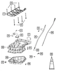 Genuine Mopar Hex Flange Head Bolt 6105048AA Qty New. Price: $17.96.