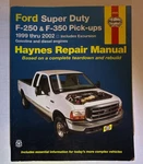 Haynes Repair Manual 36060 Ford F250 F350 Super Duty 1999-2002, Excursion 7.3L Used. Price: $20.00.