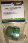 Orbit 57193 - 1" Female Swivel Adptor, New, Box Of 12. Price: $24.00.