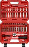 62PCS 1/4 Inch Drive Master Socket Set With Ratchets Adapters MM-14 Point New. Price: $34.99.