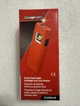 Snap On Cob Pocket Flood Light/flash Laser Torch In Orange New. Price: $43.29.