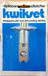 Vintage 1980'S Kwikset Replacement Deadlatch Anti Shim Locking Device Brass New. Price: $14.84.