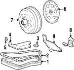 Genuine Gm Converter Shield 24502934 New. Price: $33.18.