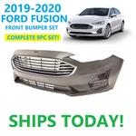 2019 2020 Ford Fusion Front Bumper With Grills Fog Lamp Covers Sel New. Price: $399.00.