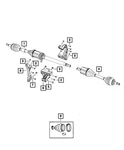 Genuine Mopar Hex Flange Head Bolt Mounting 6104226AA New. Price: $6.11.