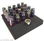 Nrg Steel Lug Nuts With Dust Cap Cover Set 12X1.25 Neo Chrome New. Price: $110.00.