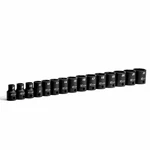Capri Tools 3/8 In. Drive Shallow Impact Socket Set, 6-POINT, Metric, 15-PIECE New. Price: $34.99.