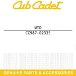 Mtd 987-02335 Arm Assembly Pivot 12" Wheel Rear Hsla 987-02039A New. Price: $23.73.