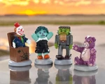 Lemax Spooky Town Figurines Halloween Terrible Toys Haunted Doll Bear 2910 Set New. Price: $13.99.