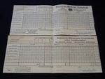 1952-1953 American Bowling Congress Score Sheets Lot Of Milwaukee Wi- J 8035 Unspecified. Price: $60.00.