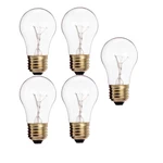 5-PACK Satco Appliance Light Bulb A15 130V 60W Clear Medium Screw-in Base New. Price: $18.95.