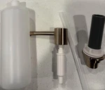 Brizo RP79275GL Brushed Gold Soap/lotion Dispenser Open. Price: $175.00.