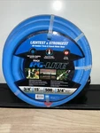 Blubird BSAL3415 Ag-lite 3/4" X 15' Hot/cold Water Polyester Braided Rubber Hose New. Price: $29.99.